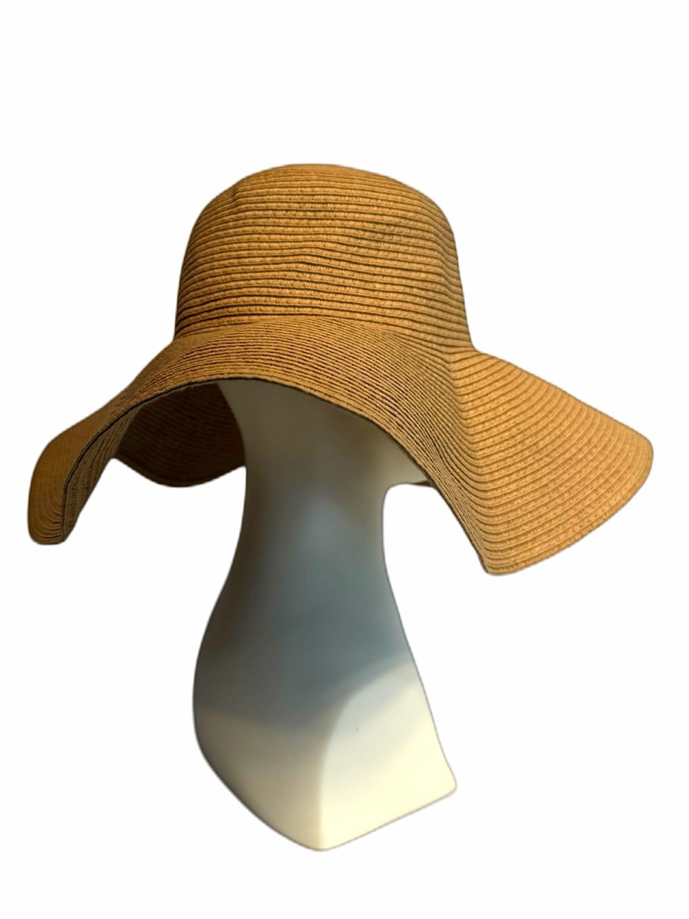 Oversized Wide-Brim Paper-Straw Floppy Sun Hat for Women EUC - Picture 4 of 8
